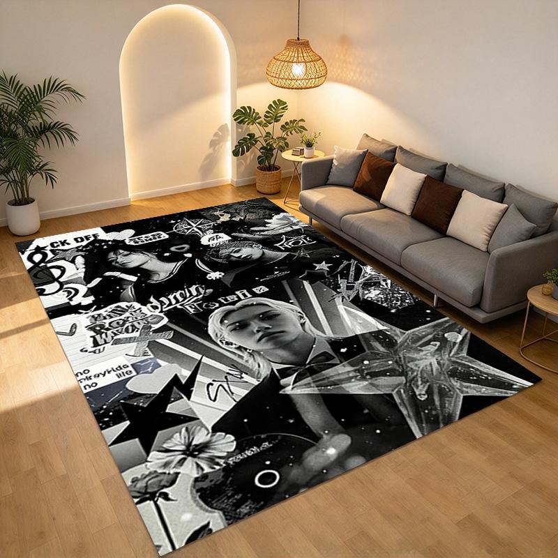 Star Collage Living Room Nonslip Area Rug Soft Carpet For Bedroom Game Playroom Sofa Office Home Decor Doormat Christmas Gift C9261977