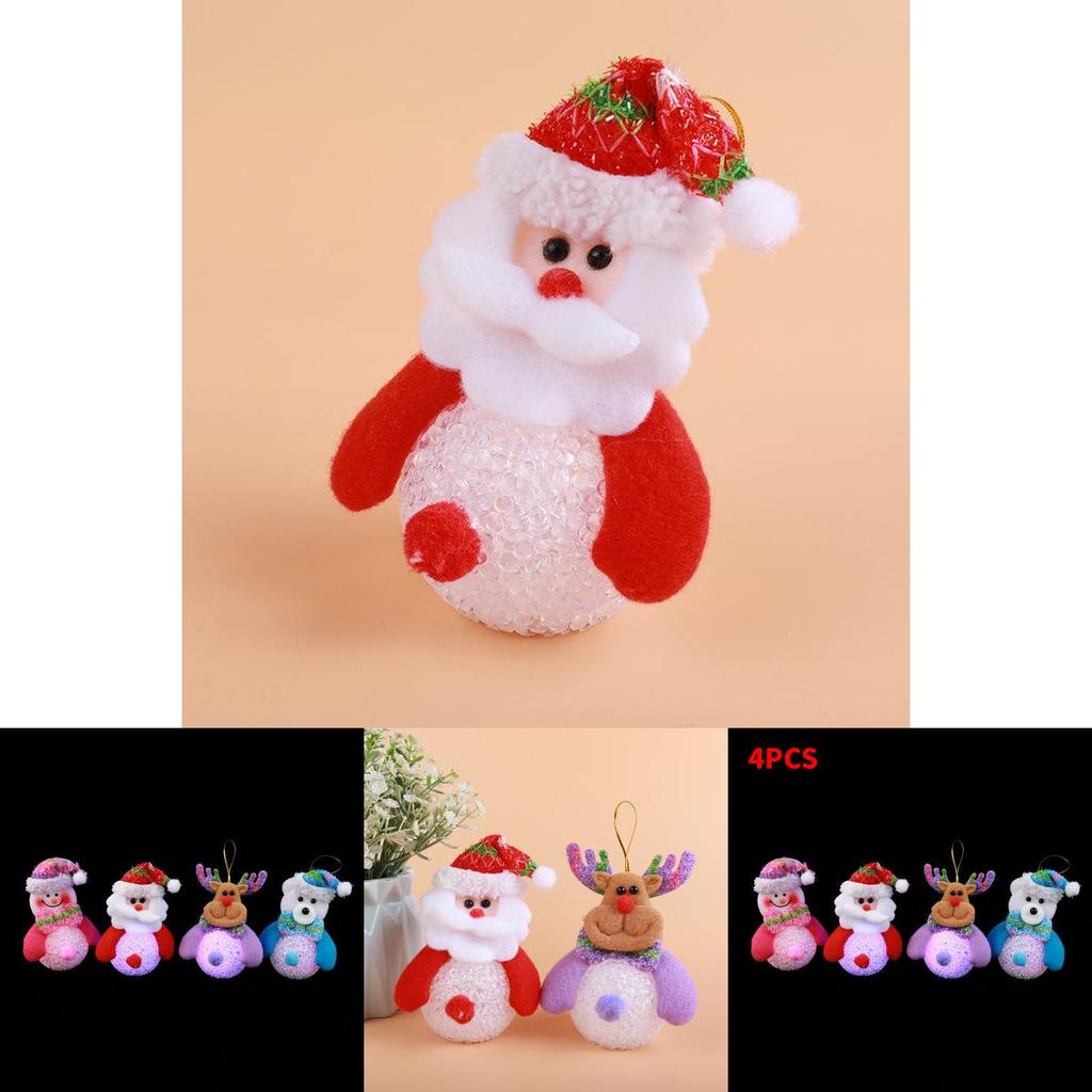 Christmas Eva Reindeer Snowman Night Light For Festive Tabletop Decor And Holiday Gift