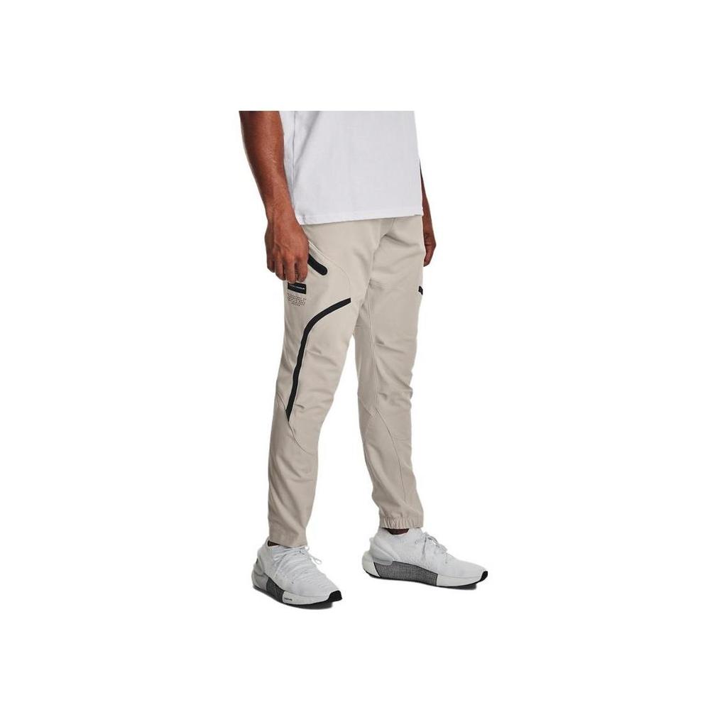 Under Armour Solid Color Woven Jogger Pants Men Gray 1352026-959