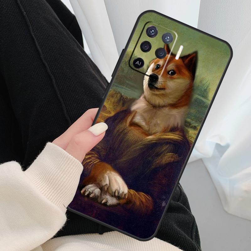 Doge Case For Oppo A40 A60 A80 A5 Pro A15 A16 A17 A57 A77 A94 A74 A54 A76 A96 A18 A38 A58 A78 A98