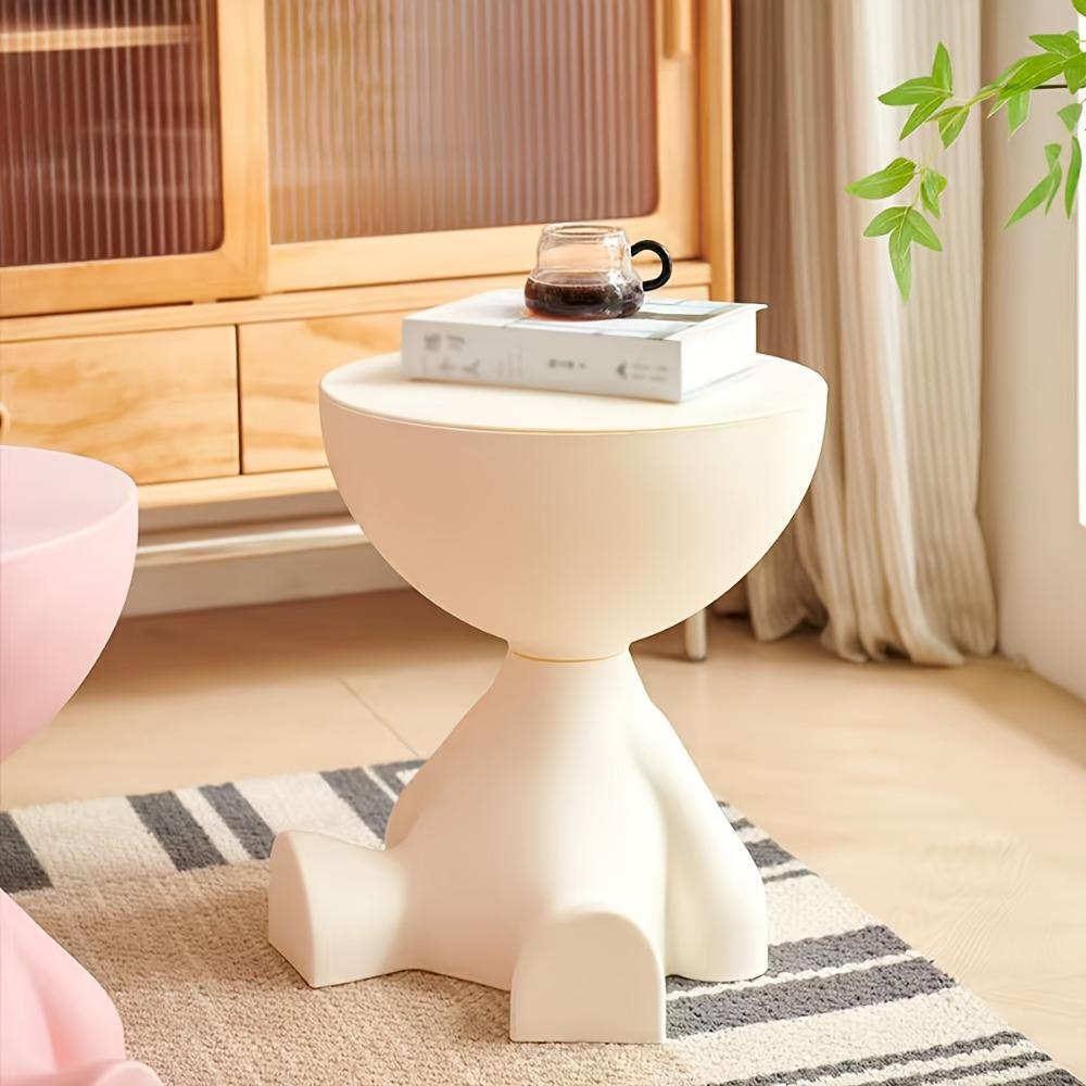 1 шт. Современная креативная пластиковая тумбочка в форме медведя, многофункциональная тумбочка, легко собирается, подходит для хранения в гостиной и спальне