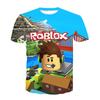 Игровая футболка Roblox для детей Костюмы для косплея Детская мультяшная футболка с коротким рукавом