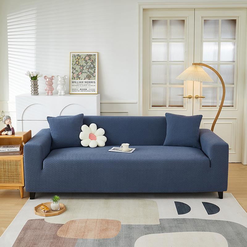 1 шт. Жаккардовый Эластичный Чехол на Диван Регулируемый Нескользящий Растягивающийся Чехол для Дивана Домашняя Гостиная Защитный Чехол для Дивана Домашний Декор