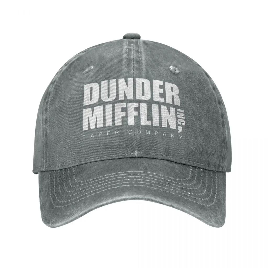 Офисное телешоу Dunder Mifflin Paper Бейсболки Винтажные потертые джинсовые кепки Snapback в стиле унисекс Уличные кепки Шляпа