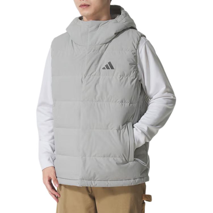 adidas Мужские пуховые жилеты с капюшоном Умеренные KH3996