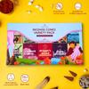 CALMVEDA Organic Incense Cones Scented - 120 Cone Incenses, 10 Variants with Holder