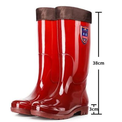 2024 Новинка в Теплые Сапоги до Колена из Промышленной Резины Нескользящая Перерабатываемая Стелька Длинные Резиновые Сапоги Пара