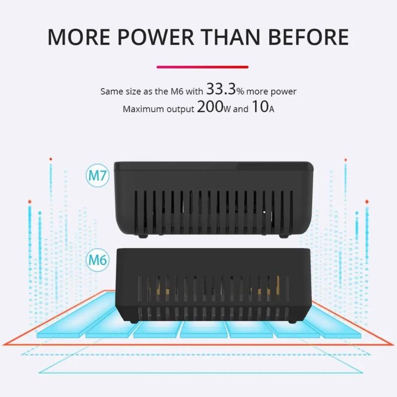 200W 10A Balance Charger Discharger with Voltage Servo Checkers Signal Tester Battery Charger for 1-6S Lipo Battery