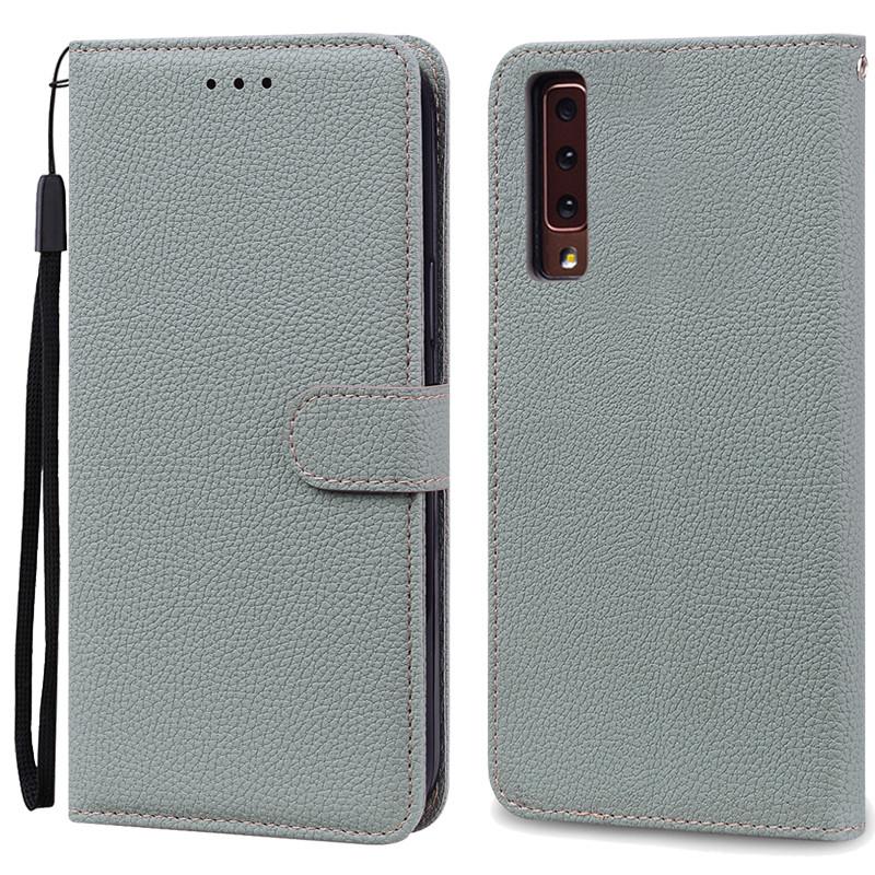For Samsung Galaxy A7 2018 Case Galaxy A 7 2018 Cover Luxury Leather Flip Case For Samsung Galaxy A7 2018 SM-A750F Phone Cases