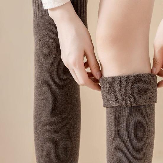Women Thigh High Socks Winter Warm Over The Knee Socks Extra Long Knitted Boot Stockings Thick Leg Warmers