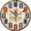 Creative Wooden Wall Clock 30 Cm MDF Wall Clock Mute Quartz Clock Living Room Wall Clock