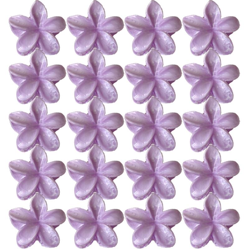 Gradient Frangipani Hair Clip Female Versatile Sweet Resort Fairy Shark Clip Vintage Hair Accessories