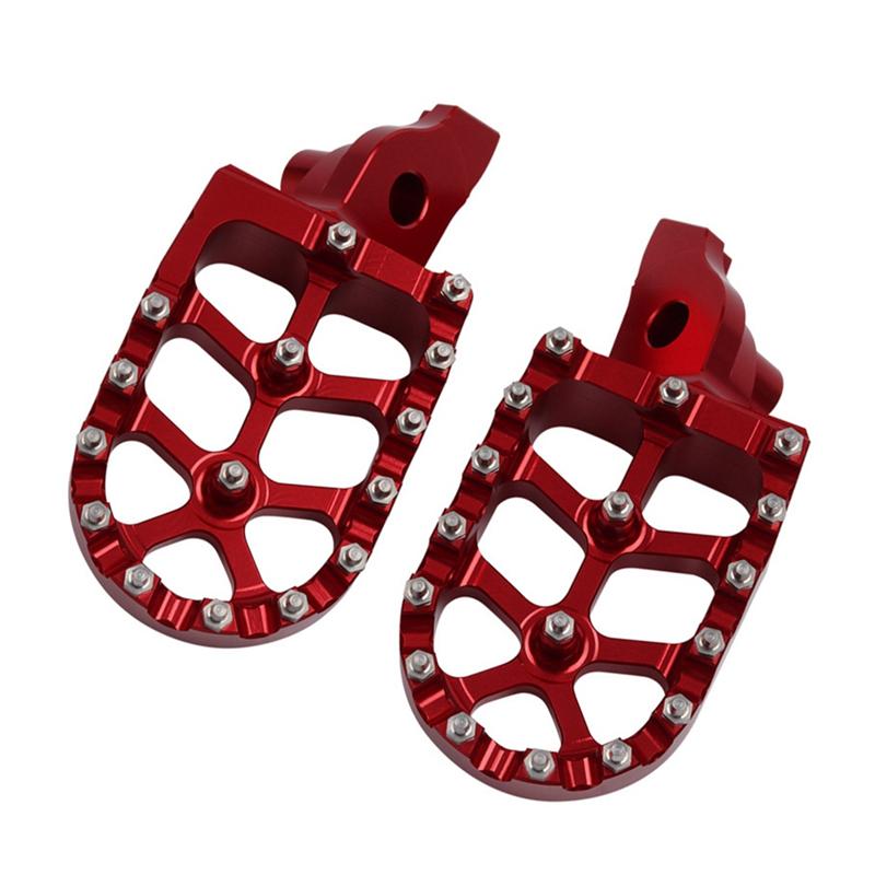 1 Set Motorcycle Foot Pegs Motorcycle Rests Peda For RMZ250 RMZ 250 2007-2009 RMZ450 RMZ 450 2005-2007 Gold