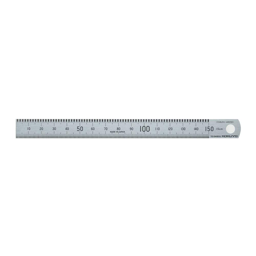 KOKUYO Ruler Real Ruler 15cm Stainless Steel TZ-DARS15