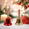 Hand Bell Iron Art Wooden Handle Bell Festival Decoration Hand Held Ringing Bell Christmas Party Service Bell Party Supplies