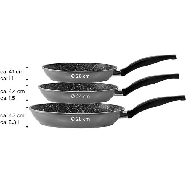 Набор сковородок Stoneline, 3 шт. (12296)