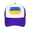Летние сетчатые солнцезащитные кепки Флаг Украины Бейсболка Унисекс Принт Для активного отдыха на природе Регулируемые Бейсболки