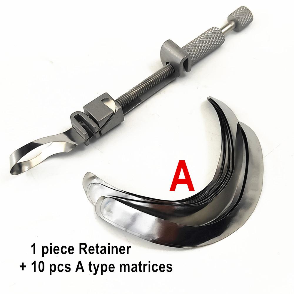 Стоматологическая матрица Тоффлемайра для глубокого поднятия края Матрицы большой кривизны Фиксатор стоматологического материала Секционная контурная матрица