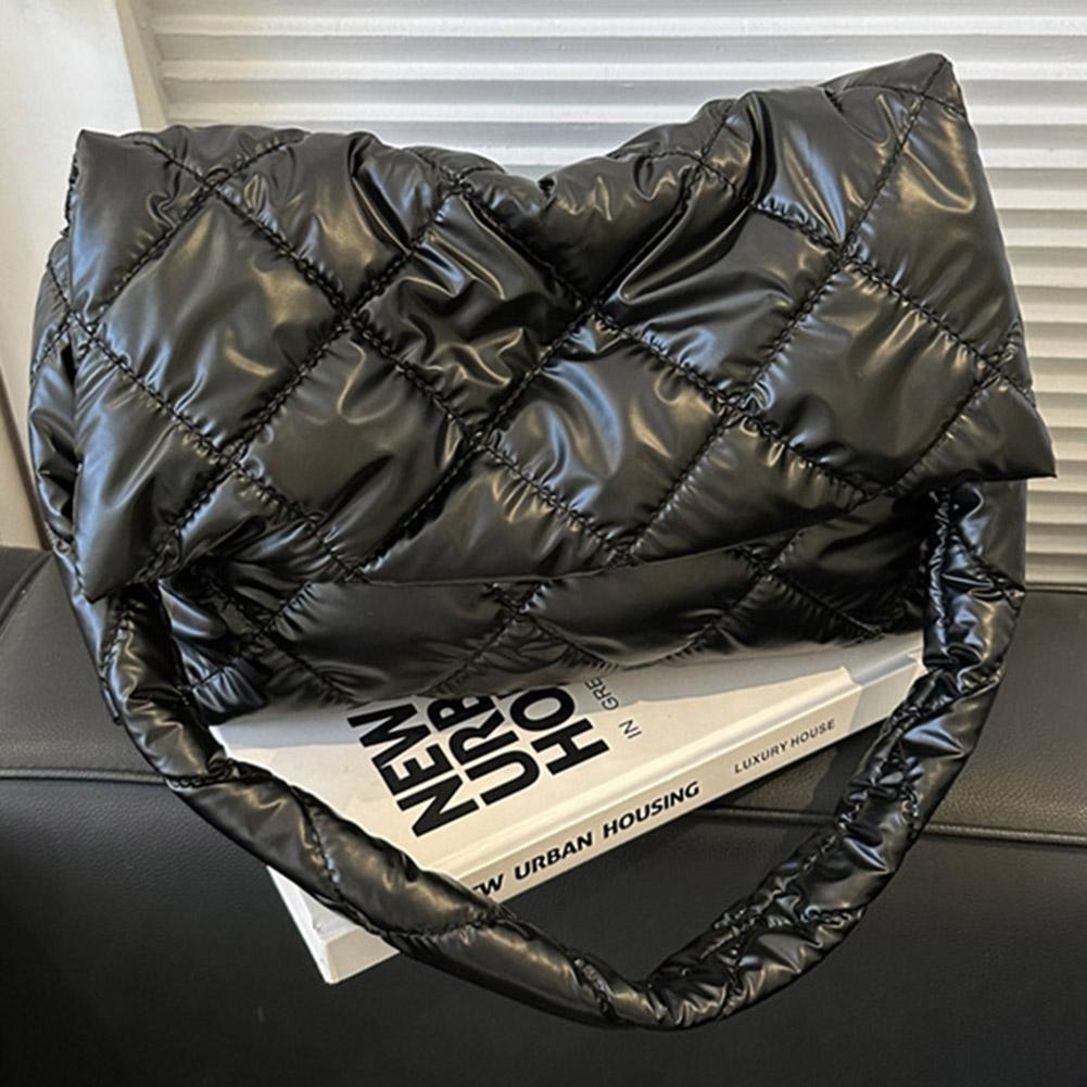 Женские мягкие нейлоновые боковые сумки, стильная сумка для подмышек большой вместимости с регулируемым ремешком для ежедневного офисного использования, простая сумка для поездок на работу