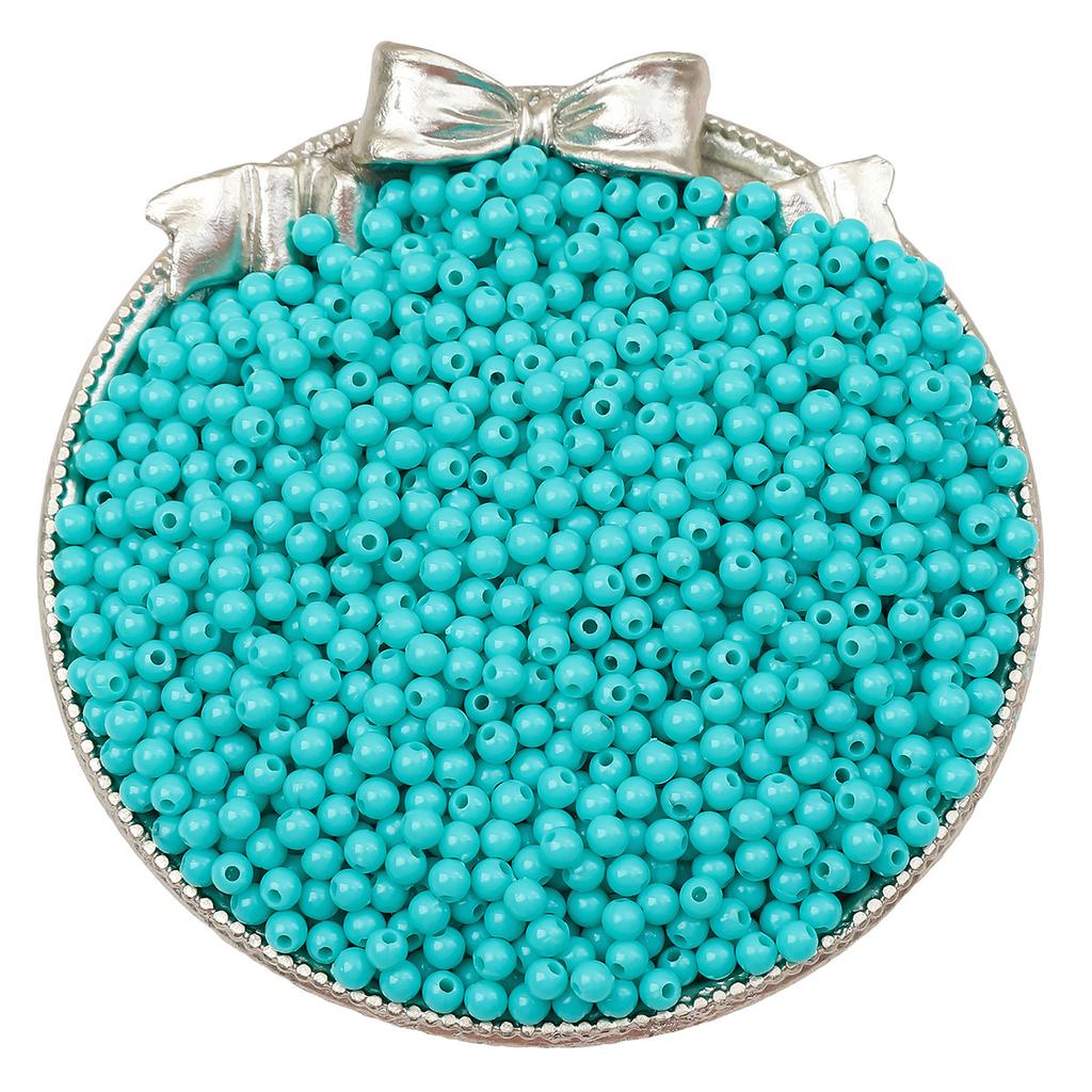 Бусины для браслета ручной работы 3/4 мм акриловые однотонные круглые бусины бусины ручная работа бусины для браслета россыпью бусины ювелирные аксессуары