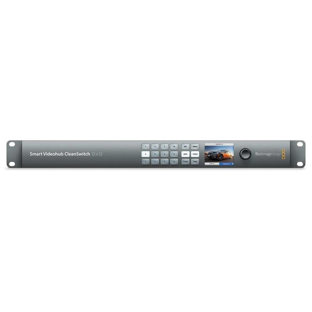 Blackmagic Design SDI Видеомаршрутизатор Smart Videohub CleanSwitch Совместимость 003437 12×12 6G-SDI