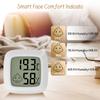 Mini Compact Digital Hygrometer with Hygrometer Monitor and Thermometer Sensor (White)