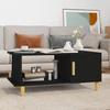  Coffee Table, Black, 90x50x40 Cm, Wood-based Material