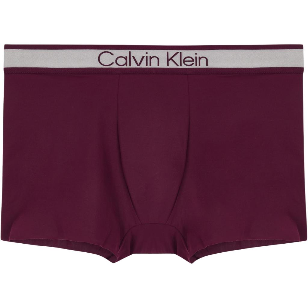 Calvin Klein Comfortable Minimalist Moisture-Wicking Letter Underwear Men Underwear Purple Red NB4089-POK