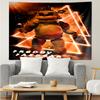 Freddy Print Tapestry, Backdrop, Easy Setup, Ideal for Bedroom, Office & Living Room, with Aesthetic Wall Hanging Decor.
