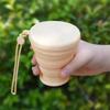 Collapsible Silicone Camping Cup Portable Folding Mug with Lid for Hiking Picnic Outdoor Travel Drinkware Outdoor Camping