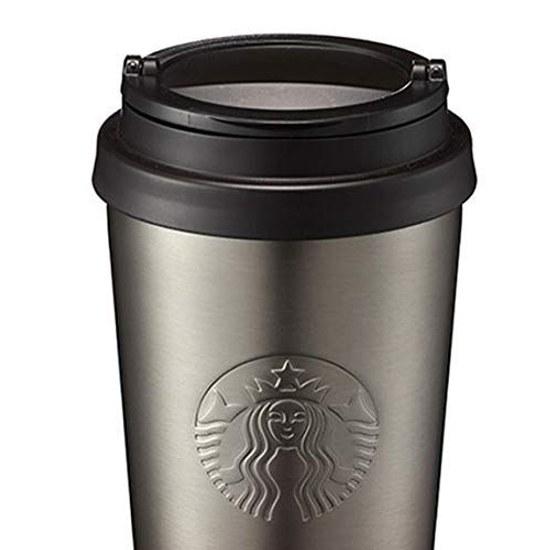 Зарубежная лимитированная термокружка Starbucks Elma из черной нержавеющей стали 473 мл Параллельный импорт