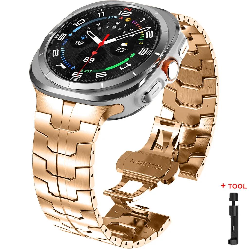 Stainless Steel Metal Bracelet for Samsung Galaxy Watch Ultra 47mm Band for samsung ultra 7 Galaxy Ultra 47MM Wrist Strap Correa