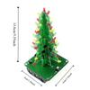 Red Green Yellow LED 3D LED Christmas Tree Kit Christmas Tree Flashing LED PCB  DIY Projects