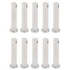 10Pcs Round Clevis Pins Flat Head 304 Stainless Steel Locating Linear Moving Parts M8x40mm