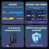 Сетевая карта WiFi 900 Мбит/с 2,4 ГГц/5 ГГц Bluetooth 5.4 WiFi-адаптер AX900 USB Беспроводной приемник для ПК/ноутбука Без драйверов