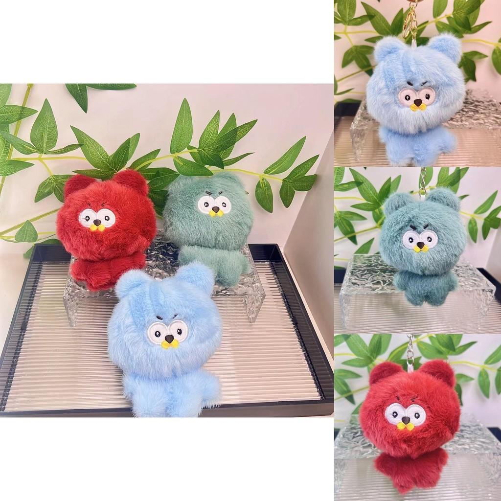 Очаровательная миниатюрная плюшевая игрушка-мишка, милый кулон-сова для сумок и аксессуары для брелка
