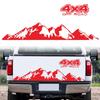 Наклейки на автомобиль 4X4 Off Road(44*17 см)+Горная графическая наклейка(150*27 см) Наклейка для автомобиля, грузовика, внешние аксессуары
