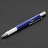 Monking 7 In 1 Multifunctional Pen Touch Screen Stylus Capacitive Pen with Screwdriver Ruler Levelgauge Ballpoint Pencil Tool