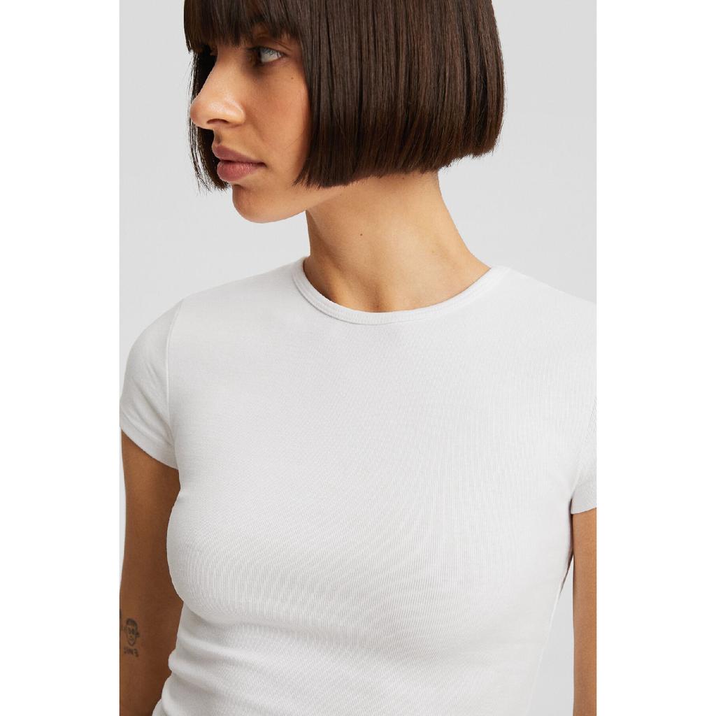 Футболка с коротким рукавом и круглым вырезом