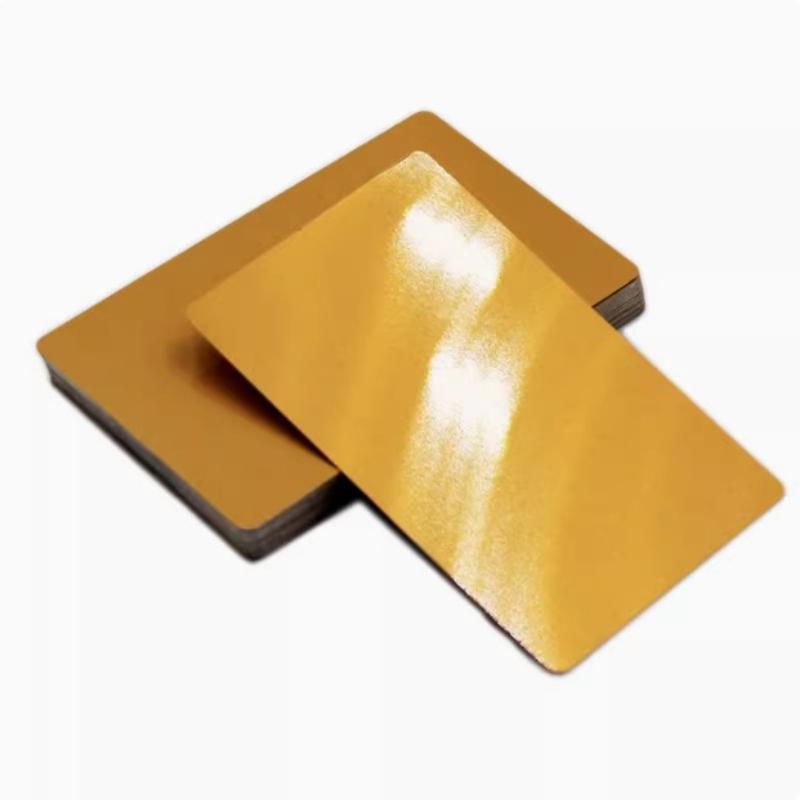 50 шт. Заготовки для лазерной гравировки Алюминиевый лист Визитная карточка для лазерной гравировки Многоцелевые Подарочные карты для DIY