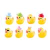 30pcs Luminous Resin Mini Yellow Duckling Miniatures Doll House Glow-in-the-Dark Ducks Figurines for DIY Aquarium Garden Decor