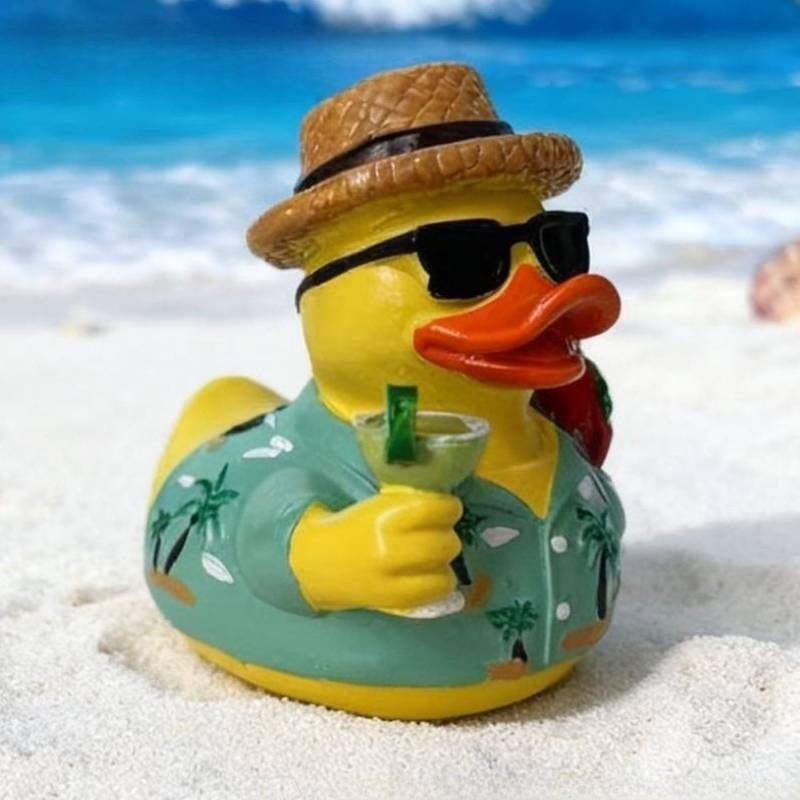 Resin Jimmy Buffett Memorial Duck Home Decor With Modern Art Style For Gift Giving
