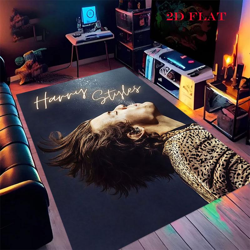 Harry Styles Carpet Rug for Living Room Bedroom Home Sofa Decoration,Kids play Nonslip Floor Mat