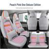 Cartoon Linen Seat Cover for Wuling Hongguang MiniEV Macaron – Full Wrap Interior Cushion
