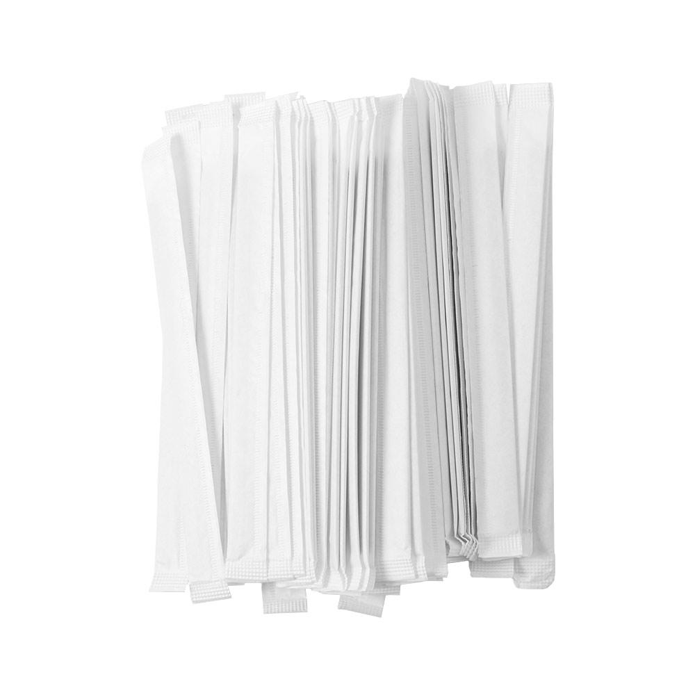 100Pcs Individually Wrapped Coffee Stirrers Eco-Friendly 14/19cm Wood Blenders Round End Not Prickly Stir Sticks Cocktail