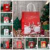 2pcs Cartoon Christmas Gift Bag Cute Packaging Bag Interesting Christmas Eve Candy Bag  Home