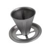 OUTDOOR All Titanium Coffee Dripper Double Layer Filter Paperless Metal Camping Outdoor A.S.F.