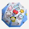 1pc BT21 Automatic Opening/closing Umbrella, Foldable Sunshade, Perfect Gift for Friends, Durable Handle yy250812107