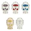 Toothpick Dispenser Retro Relief Design Plastic Luxury Pop-up Toothpick Organizer Box Rose Flower Desktop Decor Holder for Home