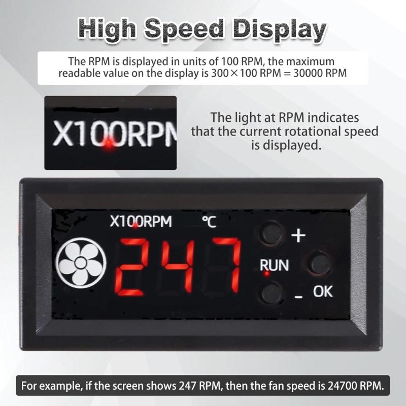 12В ШИМ 4-проводной модуль регулятора скорости вентилятора с датчиками температуры Контроллер температуры вентилятора для 3А вентилятора Долговечный